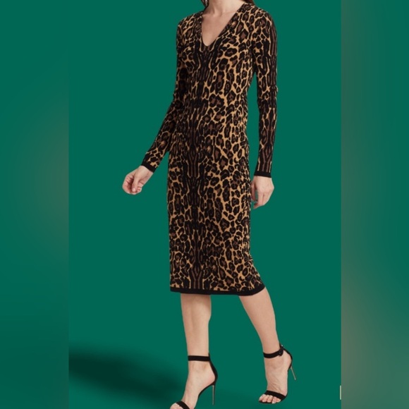 ESCADA Jersey midi dress, XL - Picture 3 of 11